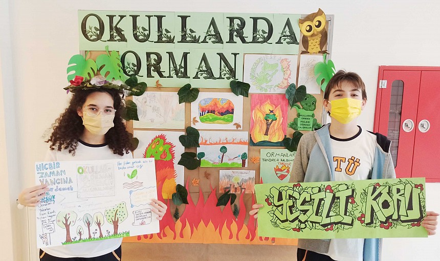 Öğrencilerimiz Orman Yangınlarının Etkilerine ve Enerji Tasarrufunun Önemine Dikkat Çekti