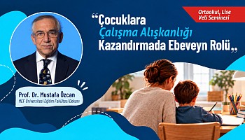 Prof.Dr. Mustaf Özcan Ortaokul ve Lise Velilerimizle Bir Araya Gelecek