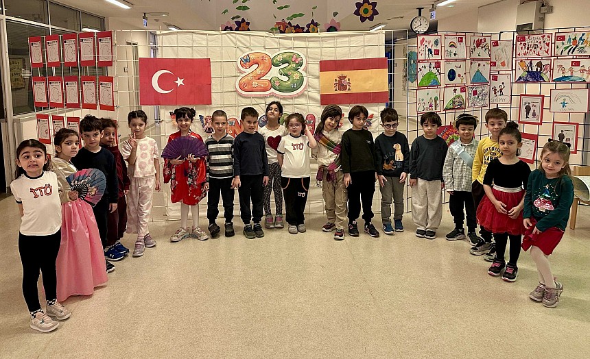 Minik Arılarımız 23 Nisan Coşkusunu İspanyol Arkadaşlarıyla Paylaştı